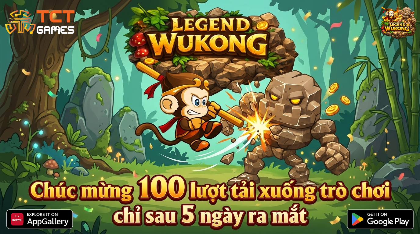 Chúc mừng Legend Wukong 100 lượt tải